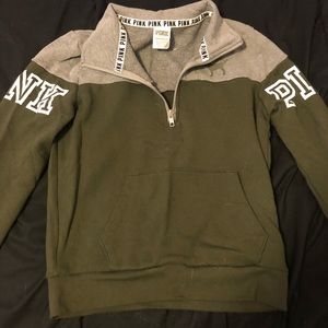 Victoria Secret quarter zip hoodie